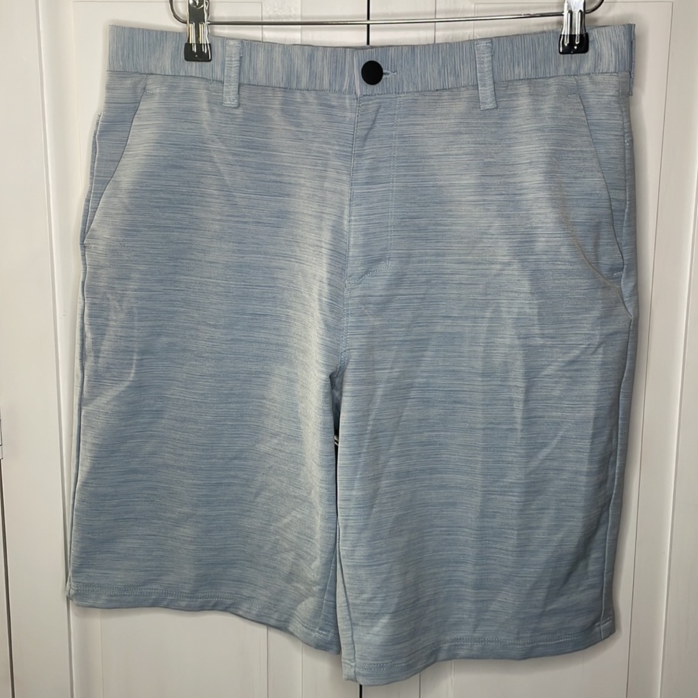 George Baby Blue Heathered Shorts 34